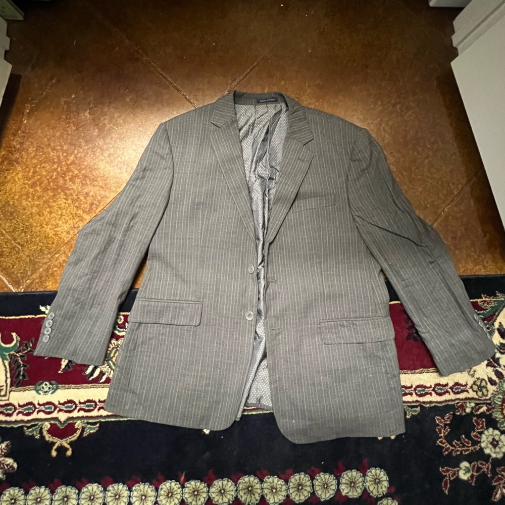 Grey Striped Aldo Conti Blazer